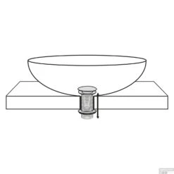 Wastafel Afvoerplug Differnz Pop Up Design 9.8 Cm Mat Chroom 9 Wastafel Afvoerplug Differnz Pop Up Design 9.8 Cm Mat Chroom -Badkamerwinkel wastafel afvoerplug differnz pop up design 9.8 cm mat chroom detail