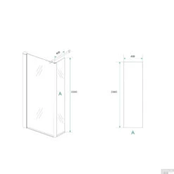 Zijwand Hoekprofiel Wiesbaden Met Middenband 30x200cm 10mm NANO 9 Zijwand Hoekprofiel Wiesbaden Met Middenband 30x200cm 10mm NANO -Badkamerwinkel zijwand hoekprofiel wiesbaden met middenband 30x200cm 10mm nano tech
